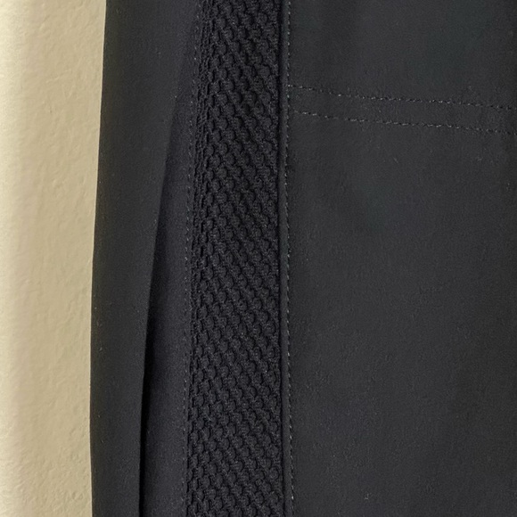 DKNY SPORT Comfortable Black Jogger pants with Mesh Stripe down each leg, Size S - Picture 6 of 15